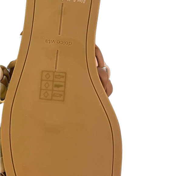 DOLCE VITA GORDON BEIGE MULTI STELLA LEATHER SIDE SIZE 8 - Picture 3 of 4